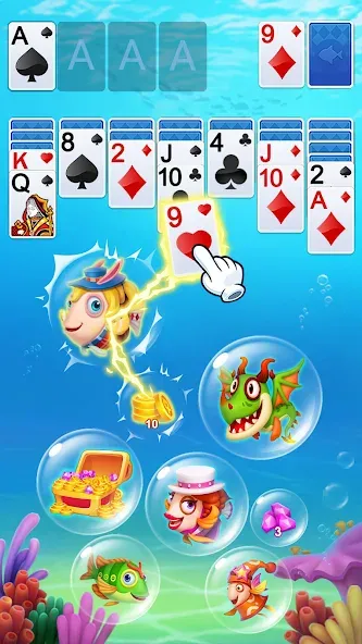 Solitaire [МОД: Деньги, Монеты и Меню MOD] Screenshot 5
