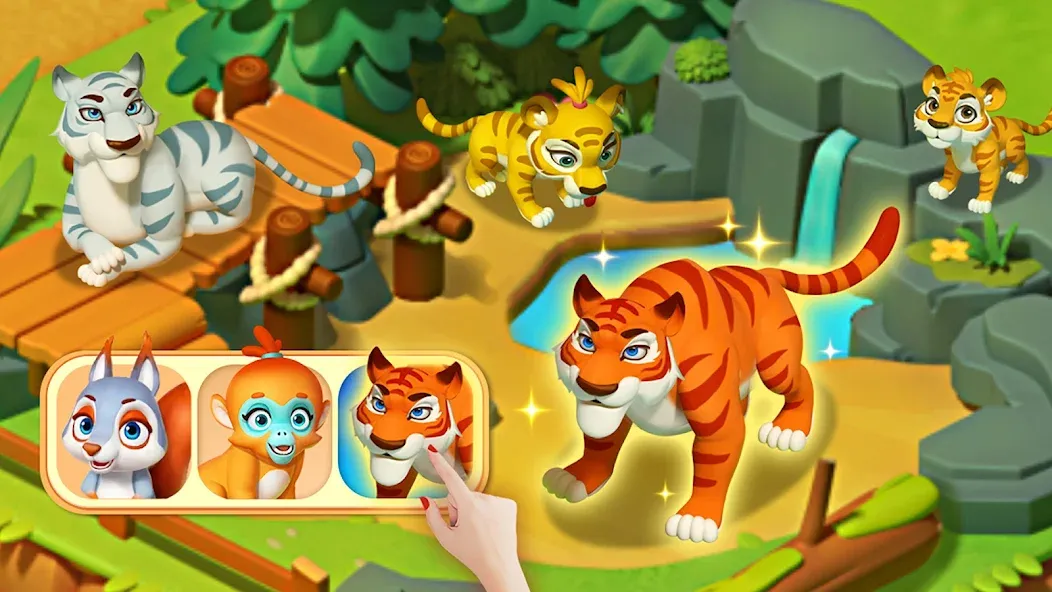 Solitaire - Wild Park [МОД: Меню, Бесконечные монеты и Открытые уровни] Screenshot 3
