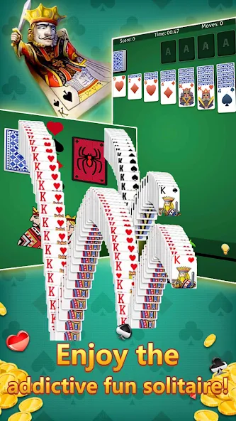 klondike solitaire :card shark [МОД: Много монет, Открытые уровни и Мега MOD] Screenshot 3