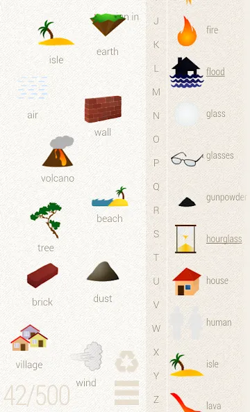 Little Alchemy (Литтл Алхеми) [МОД: Меню, Бесконечные монеты и Открытые уровни] Screenshot 4
