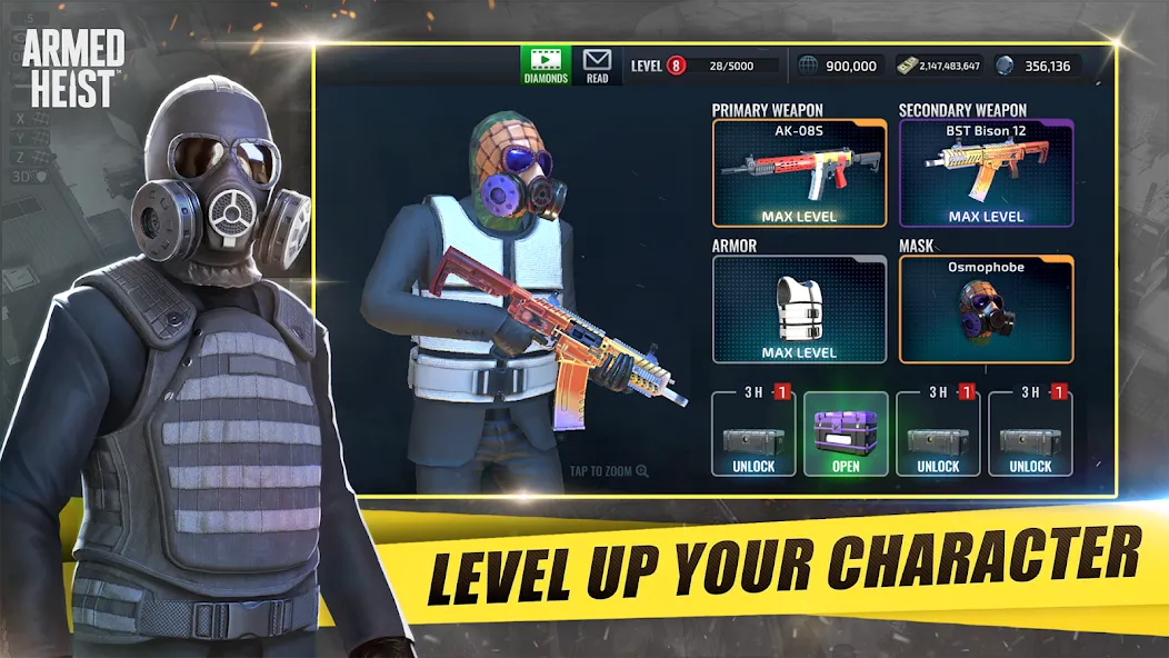 Armed Heist: Shooting gun game (Армед Хейст) [МОД: Деньги, Монеты и Меню MOD] Screenshot 5