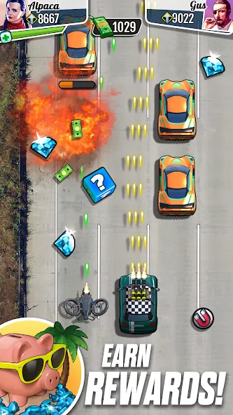 Fastlane: Road to Revenge (Фастлейн) [МОД: Все открыто, Дополнительные деньги и Меню MOD] Screenshot 2