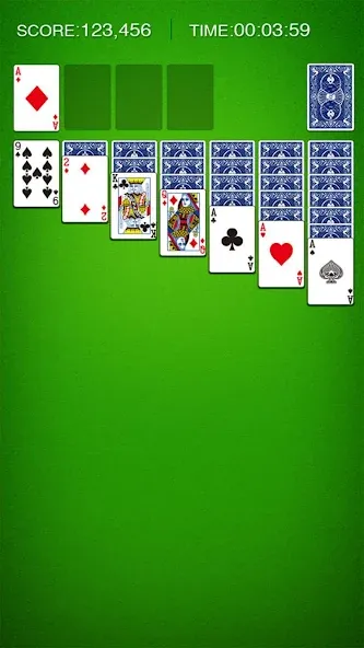 Classic Solitaire: Card Games [МОД: Меню, Бесконечные монеты и Открытые уровни] Screenshot 1
