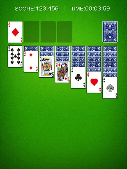 Classic Solitaire: Card Games [МОД: Меню, Бесконечные монеты и Открытые уровни] Screenshot 3