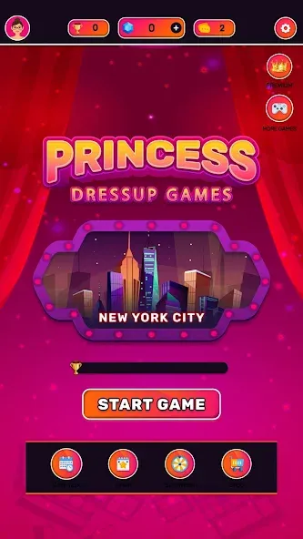 Princess Makeup Dressup Salon (Принцесса Мейкап Дрессап Салон) [МОД: Все открыто, Дополнительные деньги и Меню MOD] Screenshot 2