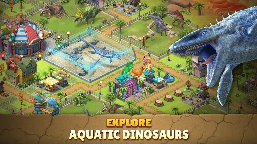 Jurassic Dinosaur: Dino Game (Динозавры юрского периода) [МОД: Много монет, Открытые уровни и Мега MOD] Screenshot 3