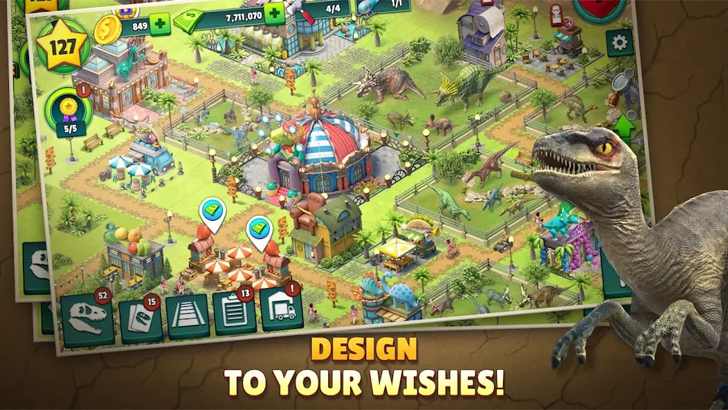 Jurassic Dinosaur: Dino Game (Динозавры юрского периода) [МОД: Много монет, Открытые уровни и Мега MOD] Screenshot 5
