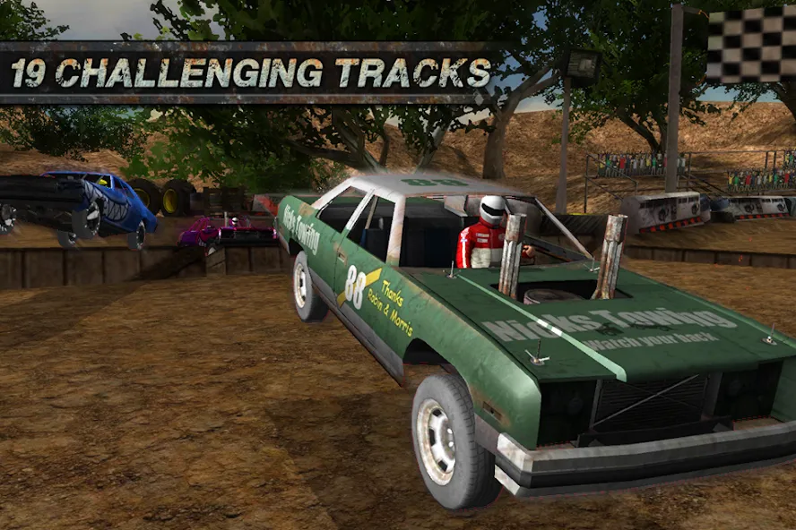 Demolition Derby: Crash Racing (Демолиция Дерби) [МОД: Все открыто, Дополнительные деньги и Меню MOD] Screenshot 2