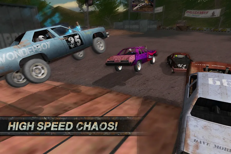 Demolition Derby: Crash Racing (Демолиция Дерби) [МОД: Все открыто, Дополнительные деньги и Меню MOD] Screenshot 4
