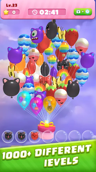 Bubble Burst：Match 3D [МОД: Бесконечные деньги, Монеты и Мега MOD] Screenshot 1