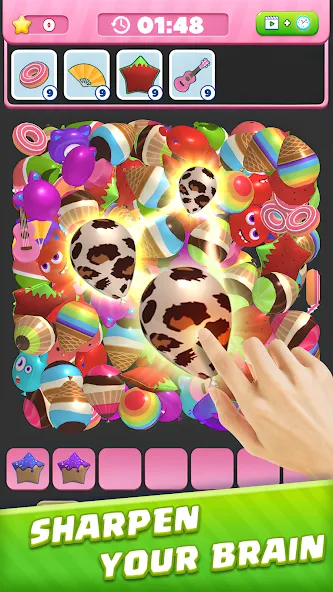 Bubble Burst：Match 3D [МОД: Бесконечные деньги, Монеты и Мега MOD] Screenshot 3