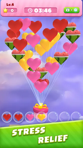 Bubble Burst：Match 3D [МОД: Бесконечные деньги, Монеты и Мега MOD] Screenshot 5