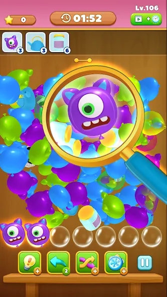 Match Triple Balloon (Матч Тройной Шарик) [МОД: Много денег, Монет и Все открыто] Screenshot 3