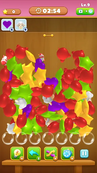 Match Triple Balloon (Матч Тройной Шарик) [МОД: Много денег, Монет и Все открыто] Screenshot 5