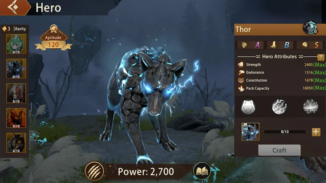 Wolf Game: Wild Animal Wars (Вулф Гейм) [МОД: Все открыто, Дополнительные деньги и Меню MOD] Screenshot 5
