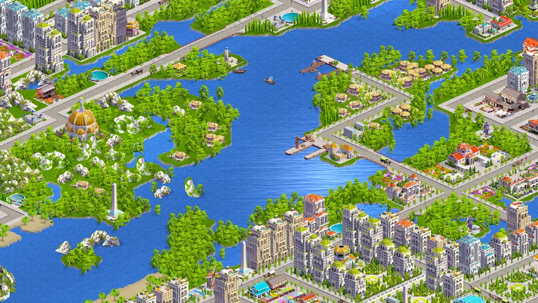 Designer City: Empire Edition (Дизайнер Сити) [МОД: Меню, Бесконечные монеты и Открытые уровни] Screenshot 2