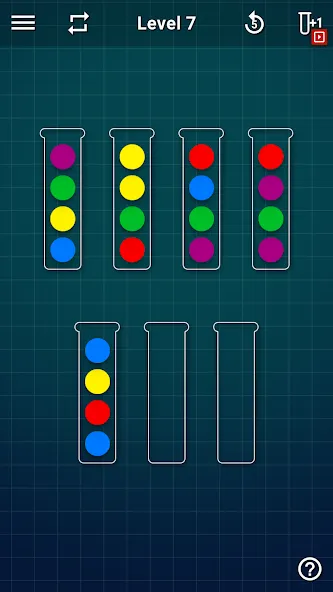 Ball Sort Puzzle - Color Games (Балл Сорт Пазл) [МОД: Бесконечные деньги, Монеты и Мега MOD] Screenshot 1