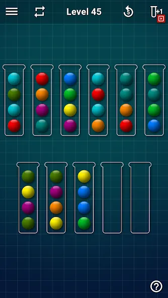 Ball Sort Puzzle - Color Games (Балл Сорт Пазл) [МОД: Бесконечные деньги, Монеты и Мега MOD] Screenshot 2