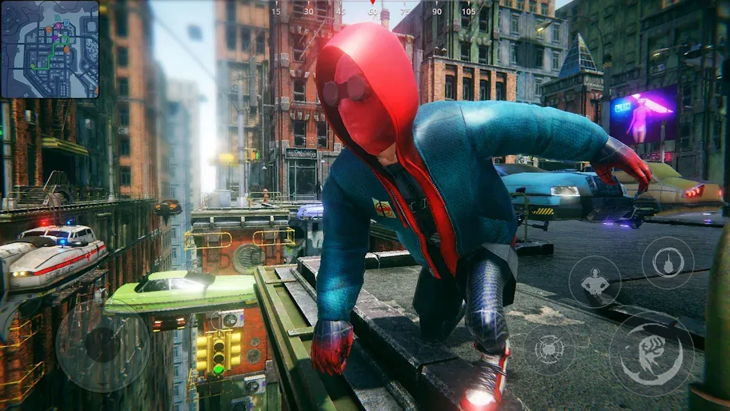 Super city Hero:Spider Game (Супер город Герой) [МОД: Много монет, Открытые уровни и Мега MOD] Screenshot 1