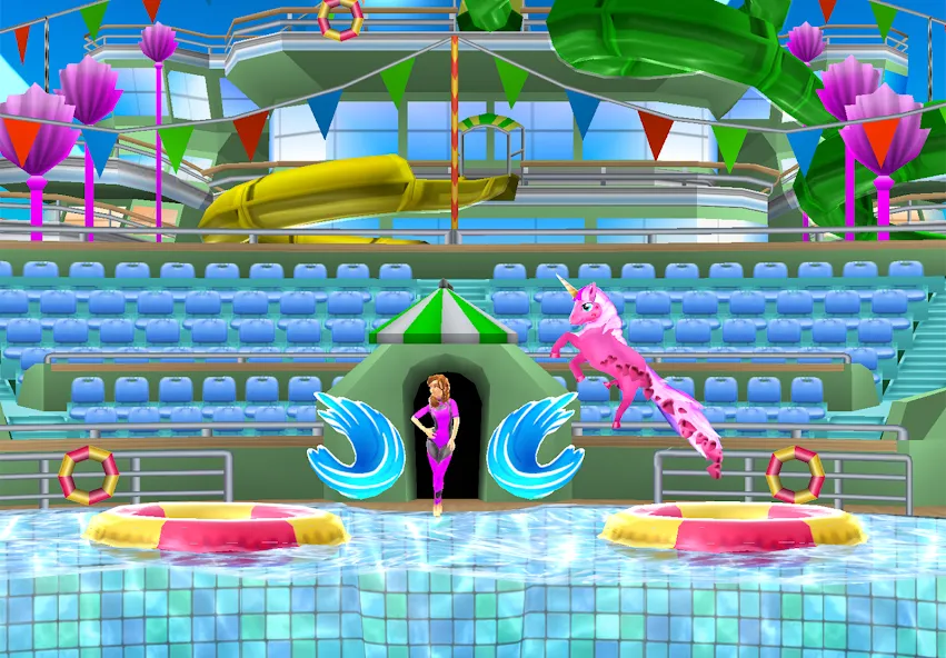 My Dolphin Show (Май Долфин Шоу) [МОД: Меню, Бесконечные монеты и Открытые уровни] Screenshot 2