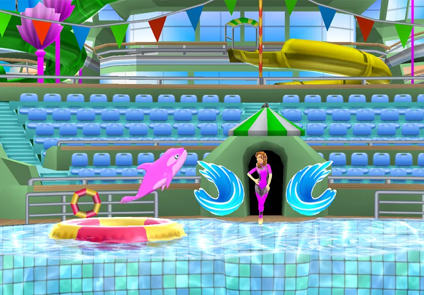 My Dolphin Show (Май Долфин Шоу) [МОД: Меню, Бесконечные монеты и Открытые уровни] Screenshot 4