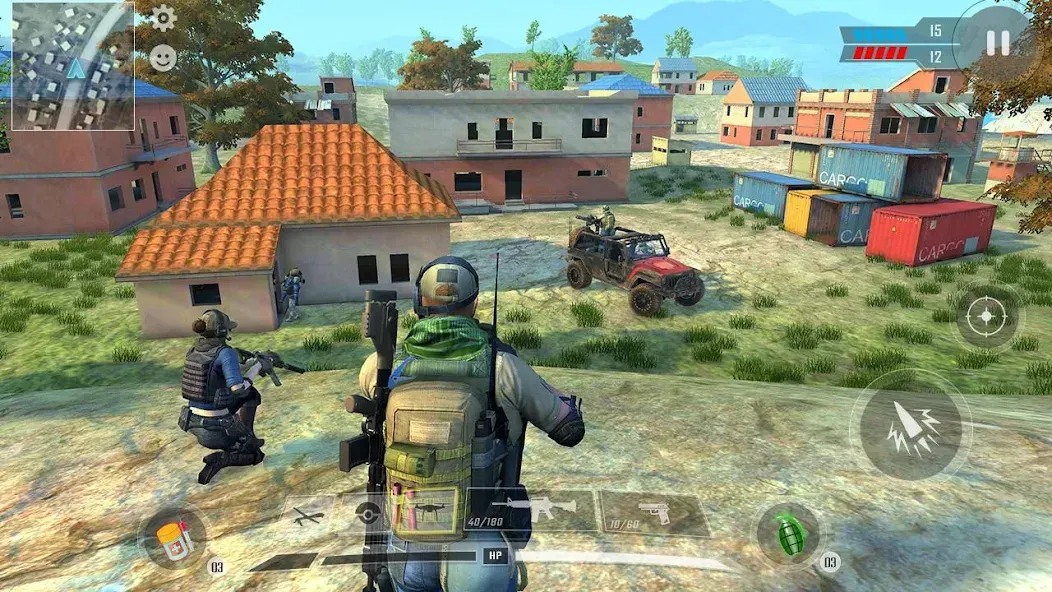 Commando War Army Game Offline [МОД: Бесконечные деньги, Монеты и Мега MOD] Screenshot 3