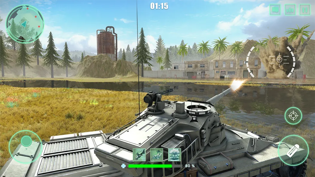 World Tanks War: Offline Games (Танковые военные машины Блиц) [МОД: Бесконечные деньги, Монеты и Мега MOD] Screenshot 5