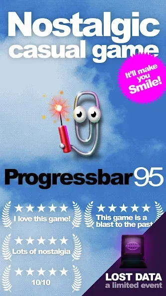 Progressbar95 - nostalgic game (Прогрессбар95) [МОД: Деньги, Монеты и Меню MOD] Screenshot 1