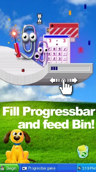 Progressbar95 - nostalgic game (Прогрессбар95) [МОД: Деньги, Монеты и Меню MOD] Screenshot 2