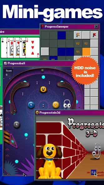 Progressbar95 - nostalgic game (Прогрессбар95) [МОД: Деньги, Монеты и Меню MOD] Screenshot 3