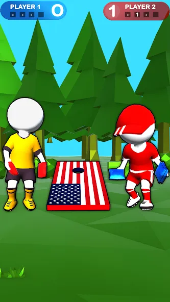 Cornhole League - Board Games (Корнхол Лига) [МОД: Все открыто, Дополнительные деньги и Меню MOD] Screenshot 1