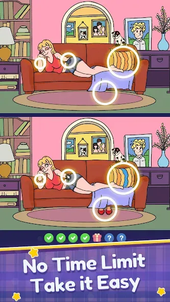 Find Differences: Spot Fun [МОД: Много монет, Открытые уровни и Мега MOD] Screenshot 3