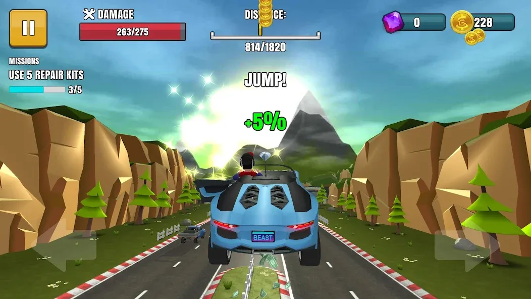 Faily Brakes 2: Car Crash Game (Фэйли Брейкс 2) [МОД: Деньги, Монеты и Меню MOD] Screenshot 4