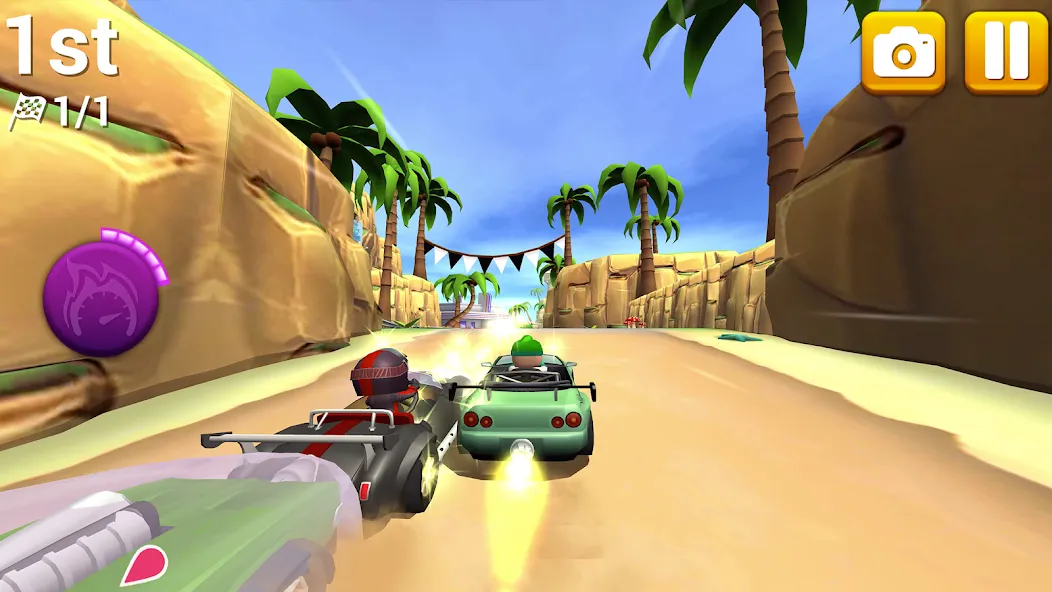 Rev Heads Rally (Рев Хедс Ралли) [МОД: Меню, Бесконечные монеты и Открытые уровни] Screenshot 3