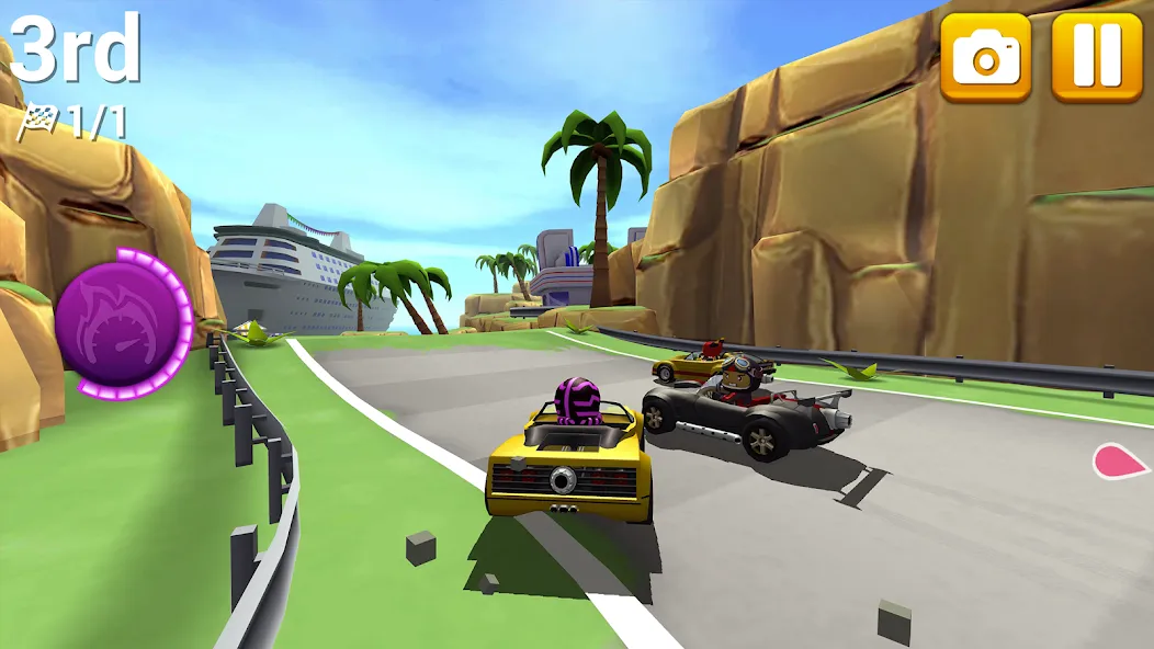 Rev Heads Rally (Рев Хедс Ралли) [МОД: Меню, Бесконечные монеты и Открытые уровни] Screenshot 5