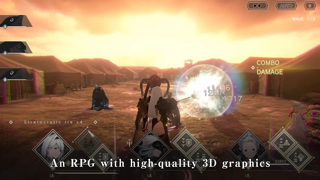 NieR Re[in]carnation [МОД: Меню, Бесконечные монеты и Открытые уровни] Screenshot 1