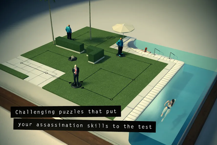 Hitman GO (Хитман ГО) [МОД: Много денег, Монет и Все открыто] Screenshot 2