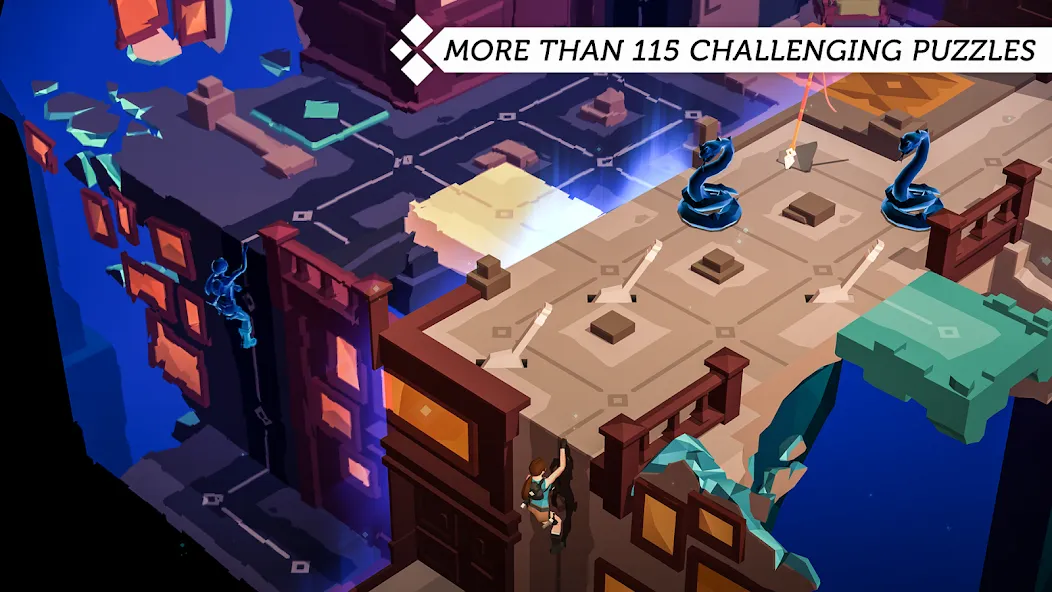 Lara Croft GO (Лара Крофт ГО) [МОД: Деньги, Монеты и Меню MOD] Screenshot 1