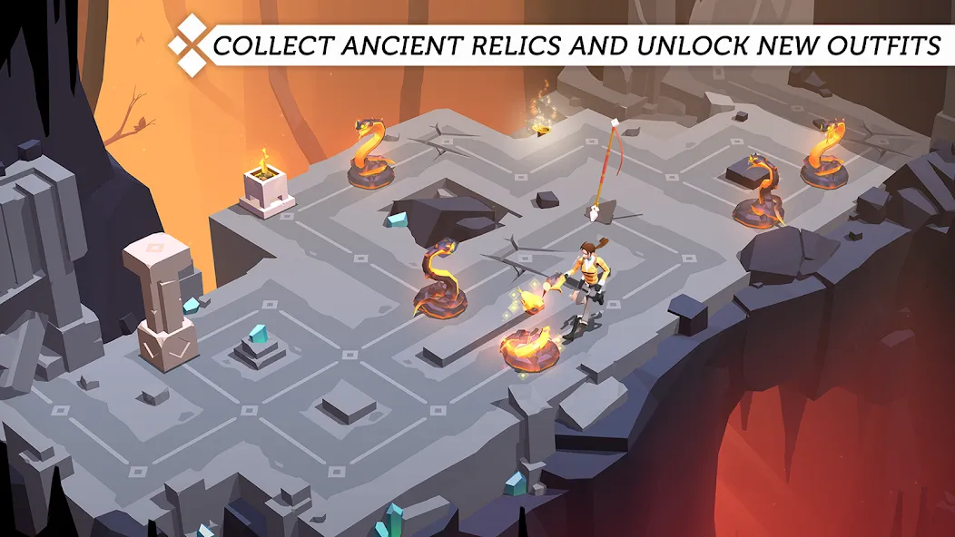 Lara Croft GO (Лара Крофт ГО) [МОД: Деньги, Монеты и Меню MOD] Screenshot 5