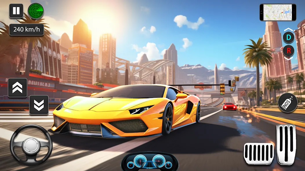 GT Car Stunt : Ramp Car Stunts (ДжиТи Кар Стант) [МОД: Все открыто, Дополнительные деньги и Меню MOD] Screenshot 1