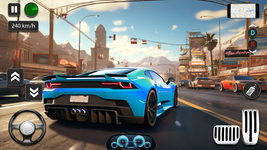 GT Car Stunt : Ramp Car Stunts (ДжиТи Кар Стант) [МОД: Все открыто, Дополнительные деньги и Меню MOD] Screenshot 2