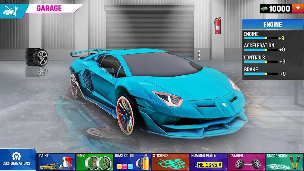 GT Car Stunt : Ramp Car Stunts (ДжиТи Кар Стант) [МОД: Все открыто, Дополнительные деньги и Меню MOD] Screenshot 4