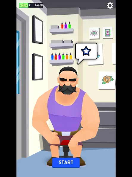Ink Inc. - Tattoo Drawing [МОД: Меню, Бесконечные монеты и Открытые уровни] Screenshot 4