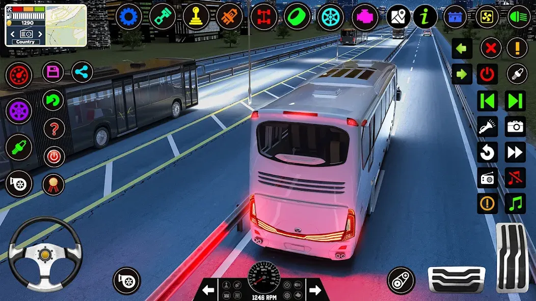 Bus Driving Games 3D: Bus Game [МОД: Бесконечные деньги, Монеты и Мега MOD] Screenshot 1