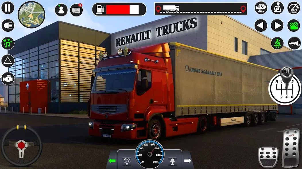 Euro Cargo Truck Simulator 3D [МОД: Много монет, Открытые уровни и Мега MOD] Screenshot 3