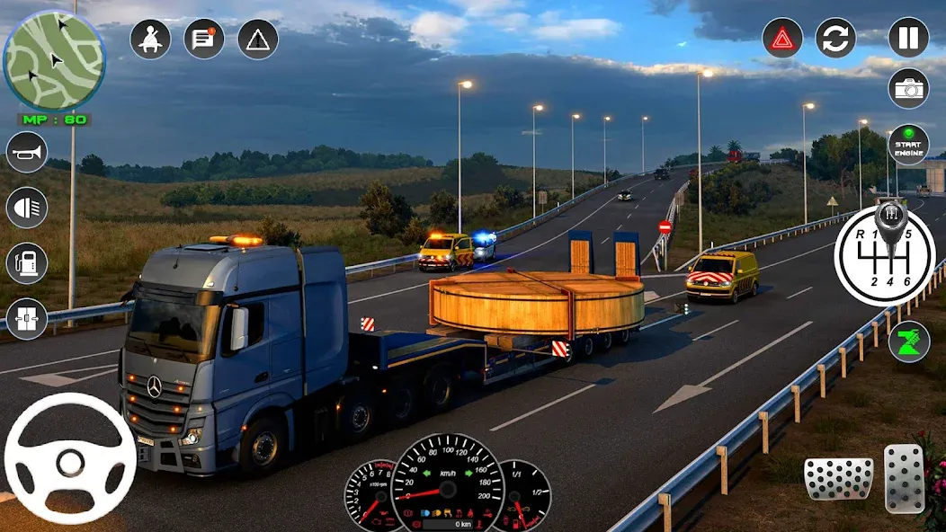 Euro Cargo Truck Simulator 3D [МОД: Много монет, Открытые уровни и Мега MOD] Screenshot 4
