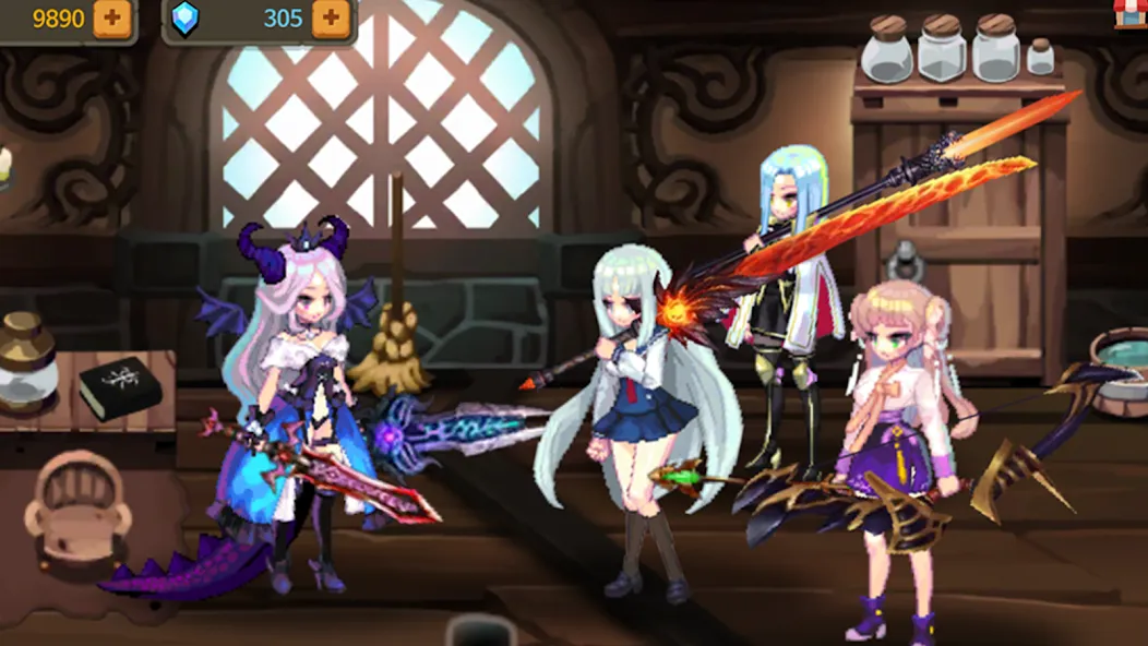 Dungeon Princess 2! : RPG [МОД: Меню, Бесконечные монеты и Открытые уровни] Screenshot 2