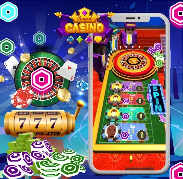Robux For Robux , Casino Robux [МОД: Меню, Бесконечные монеты и Открытые уровни] Screenshot 1