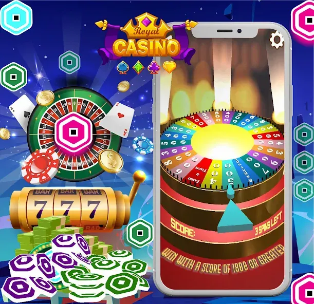 Robux For Robux , Casino Robux [МОД: Меню, Бесконечные монеты и Открытые уровни] Screenshot 3