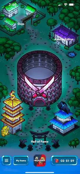 NinjaFT (НиндзяФТ) [МОД: Много монет, Открытые уровни и Мега MOD] Screenshot 2
